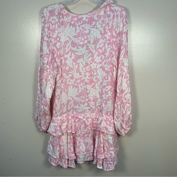 Free People Rebecca Ruffle Floral Dress - Picture 11 of 16